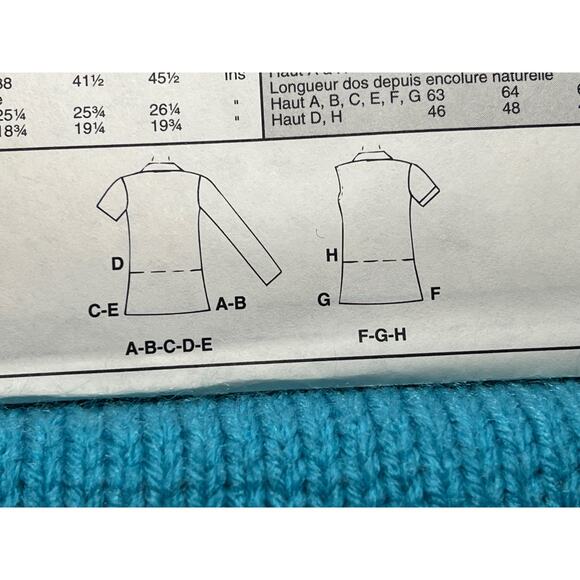 McCalls 8625 Sewing pattern polo shirt long or short sleeve size M L - Picture 6 of 6
